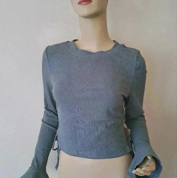 Bailey Rose Tops - TEE RIBBED CROP